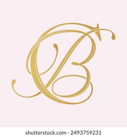 BC,CB, logotipo BC,Letra BC,monograma BC, Vector, logotipo, Iniciales de monograma de Boda, Logotipo de Boda, Monograma de Boda, Diseño de logotipo 