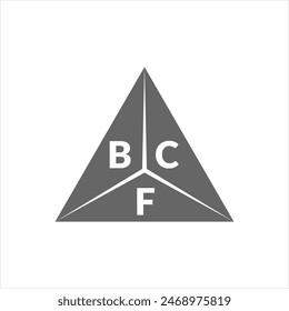 BCF letter logo design on white background. Creative  modern BCF letter logo design. Vector design.
Letters BCF, BCF logo  vector template.