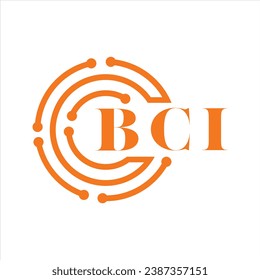 BCI letter design. BCI letter technology logo design on white background. BCI Monogram logo design for entrepreneur and business.