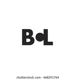 BCL Logo. Vector Graphic Branding Letter Element. White Background