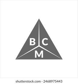 BCM letter logo design on white background. Creative  modern BCM letter logo design. Vector design.
Letters BCM, BCM logo  vector template. 