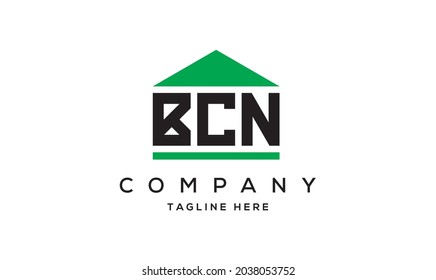 BCN creative three letter real estate logo vector  svg