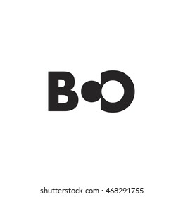 BCO Logo. Vector Graphic Branding Letter Element. White Background