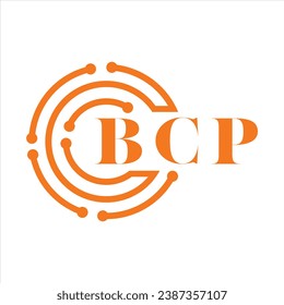 BCP letter design. BCP letter technology logo design on white background. BCP Monogram logo design for entrepreneur and business.