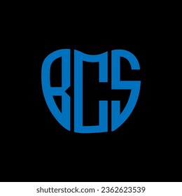 BCS letter logo creative design. BCS unique design.
