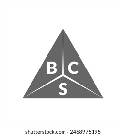 BCS letter logo design on white background. Creative  modern BCS letter logo design. Vector design.
Letters BCS, BCS logo  vector template. 