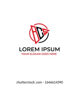 BCS letter logo design template