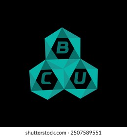 BCU creative minimalist letter logo. BCU unique vector initials alphabet letter logo design
