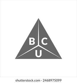 BCU letter logo design on white background. Creative  modern BCU letter logo design. Vector design.
Letters BCU, BCU logo  vector template. 
