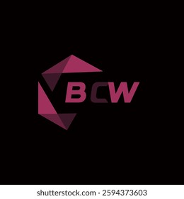 BCW creative minimalist letter logo. BCW unique vector initials alphabet letter logo design
