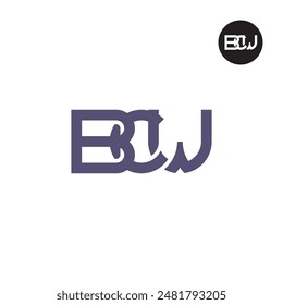 BCW Logo Letter Monogram Design