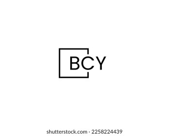 BCY Letter Initial Logo Design Vector Illustration