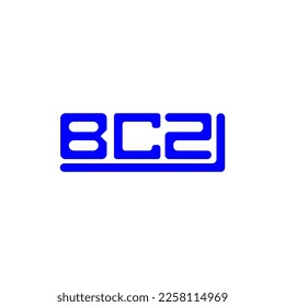 Logo de la carta BCZ diseño creativo con gráfico vectorial, logotipo BCZ simple y moderno.