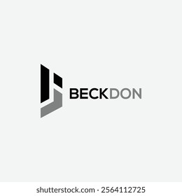 BD abstract beckdon logo design.