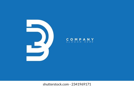 BD Alphabet Buchstaben Initial Monogram Logo DB, B und D
