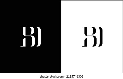 BD, DB Abstract Letters Logo Monogram