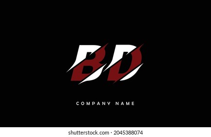 BD, DB, Alphabets Letters Logo Monogram