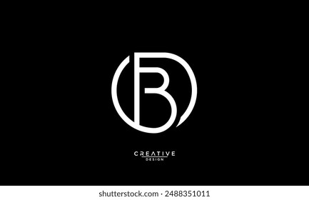 BD, DB, D, B, Abstract Letters Logo Monogram