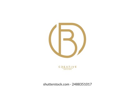 BD, DB, D, B, Abstract Letters Logo Monogram