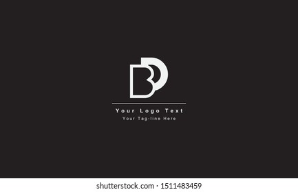 BD or DB letter logo. Unique attractive creative modern initial BD DB B D initial based letter icon logo