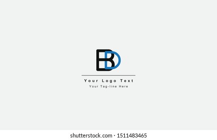 BD or DB letter logo. Unique attractive creative modern initial BD DB B D initial based letter icon logo