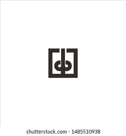 BD or DB logo icon