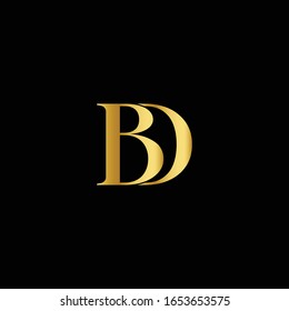 BD or DD Logo Icon Graphic template