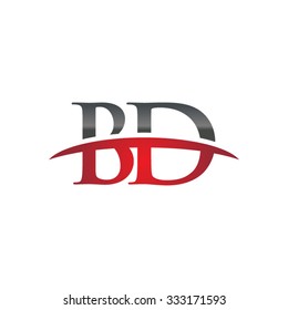 BD initial company red swoosh logo
