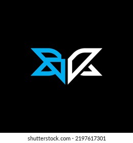 BD letter logo creative design with vector graphic, BD simple and modern logo.