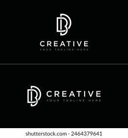 BD Letter Logo, Initial Letter BD Logo Vector Design Simple Logo Template