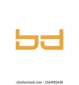 BD letter logo template vector icon design