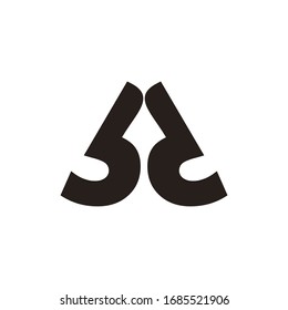 diseño de logotipo vectorial de letra bd