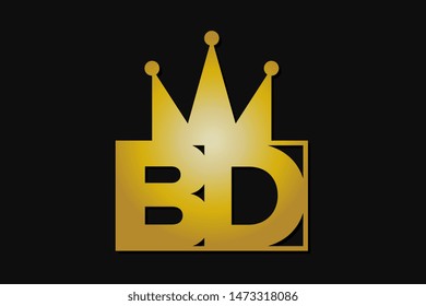 bd logo with gold crown