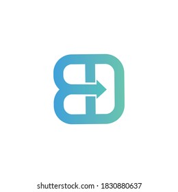 BD logo and icon design. letter icon.. logo design vector eps 10