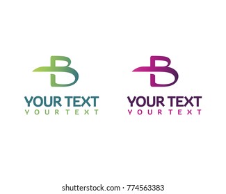 BD logo. Letter B logo