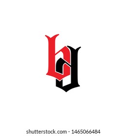 BD simple logo icon design vector