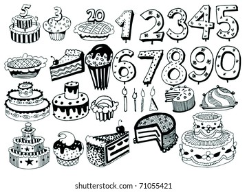 Bday Vector Set