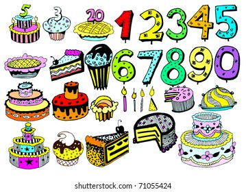 Bday Vector Set