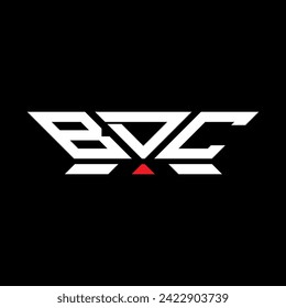 BDC-Brief-Logo, Vektordesign, BDC einfaches und modernes Logo. BDC luxuriöses Alphabet-Design  