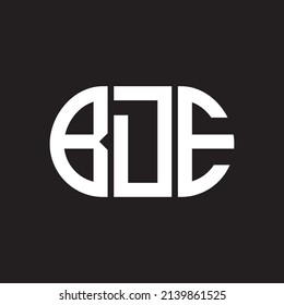 BDE letter logo design on black background. BDE 
creative initials letter logo concept. BDE letter design.