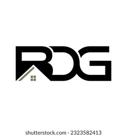 BDG home logo design. Vector image