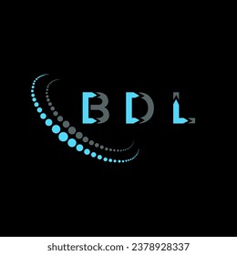 BDL letter logo creative design. BDL unique design.
