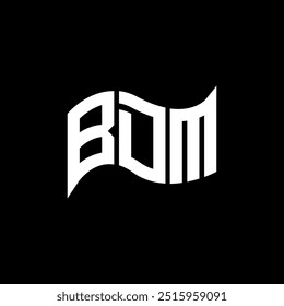 BDM logo design, BDM simple and modern logo. BDM luxurious alphabet design  