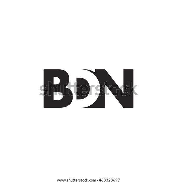 Bdn Logo Vector Graphic Branding Letter Stock Vector (Royalty Free ...