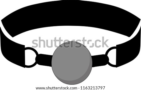 BDSM black gag