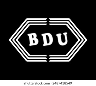 BDU letter logo Design. BDU Simple and modern monogram logo. Abstract Alphabet vector Design.
BDU letter logo Design. BDU Simple and modern monogram logo. Abstract Alphabet vector Design.