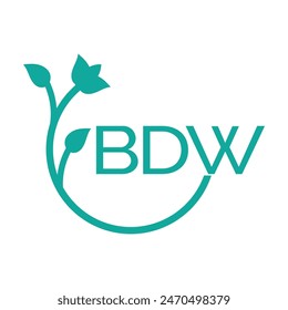 Diseño de Vector de logotipo de letra BDW, logotipo simple y moderno de BDW. BDW diseño de alfabeto de lujo