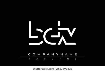 Design de letra abstrata BDX. Design de logotipo comercial moderno com tipografia abstrata e estilo contemporâneo