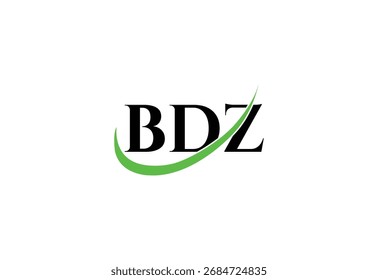 Logotipo moderno del monograma de la letra de BDZ | Diseño mínimo del icono de las iniciales.