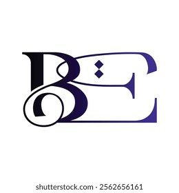 be abstract alphabet vector icon design monogram, initial letters logo emblem